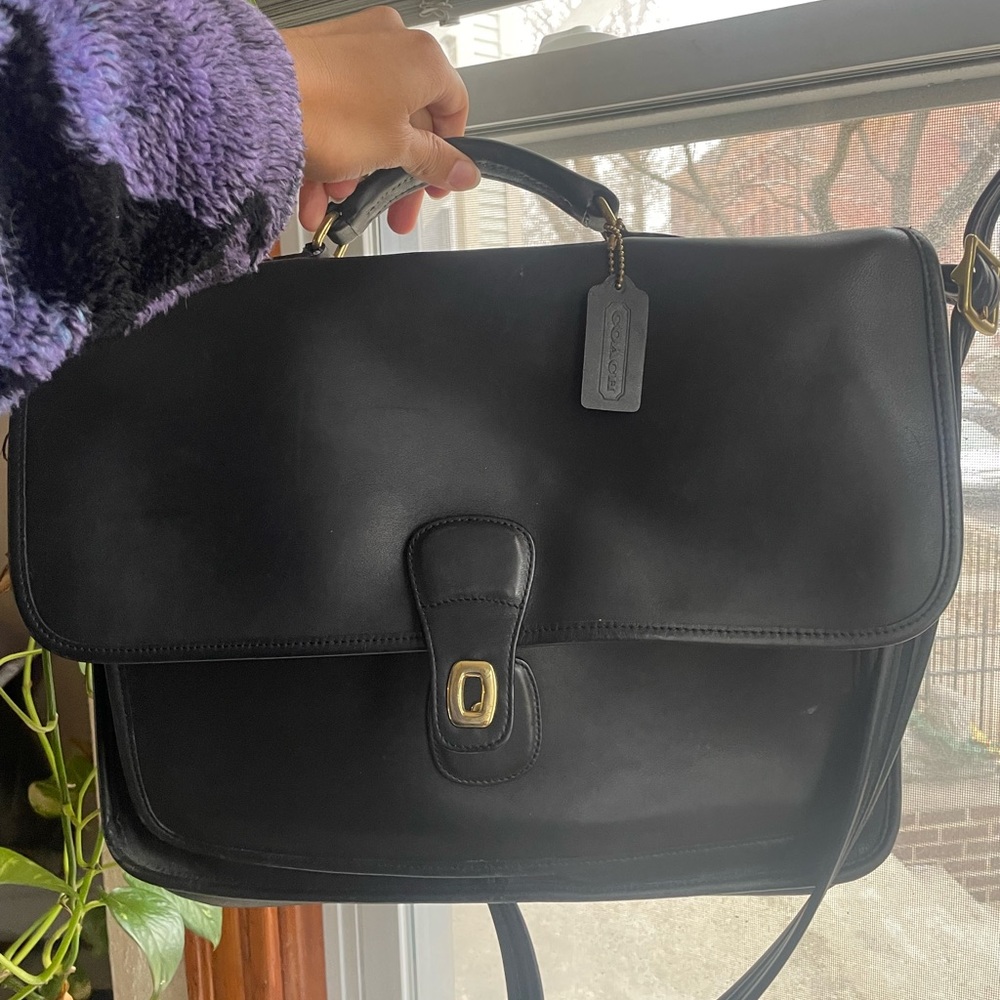 Vintage Coach Legacy Leather Messenger Laptop Bag